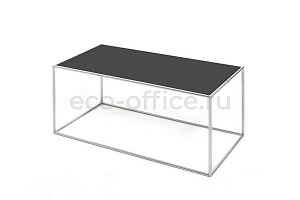 Стол кофейный FESTA 80*40 black chrome Чёрный Fenix / Хром металл фото