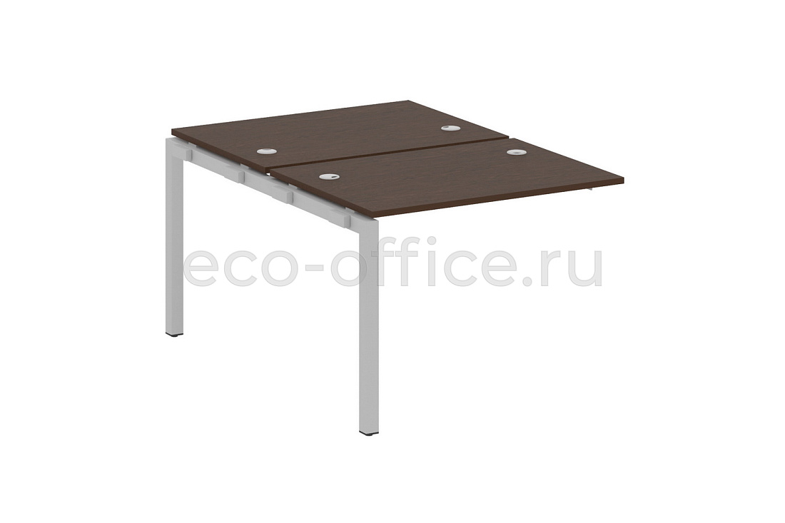 Проходной наборный элемент METAL SYSTEM QUATTRO 5x5 50БП.ПРС-СП-2.1 Венге Цаво / Серый металл купить в Москве