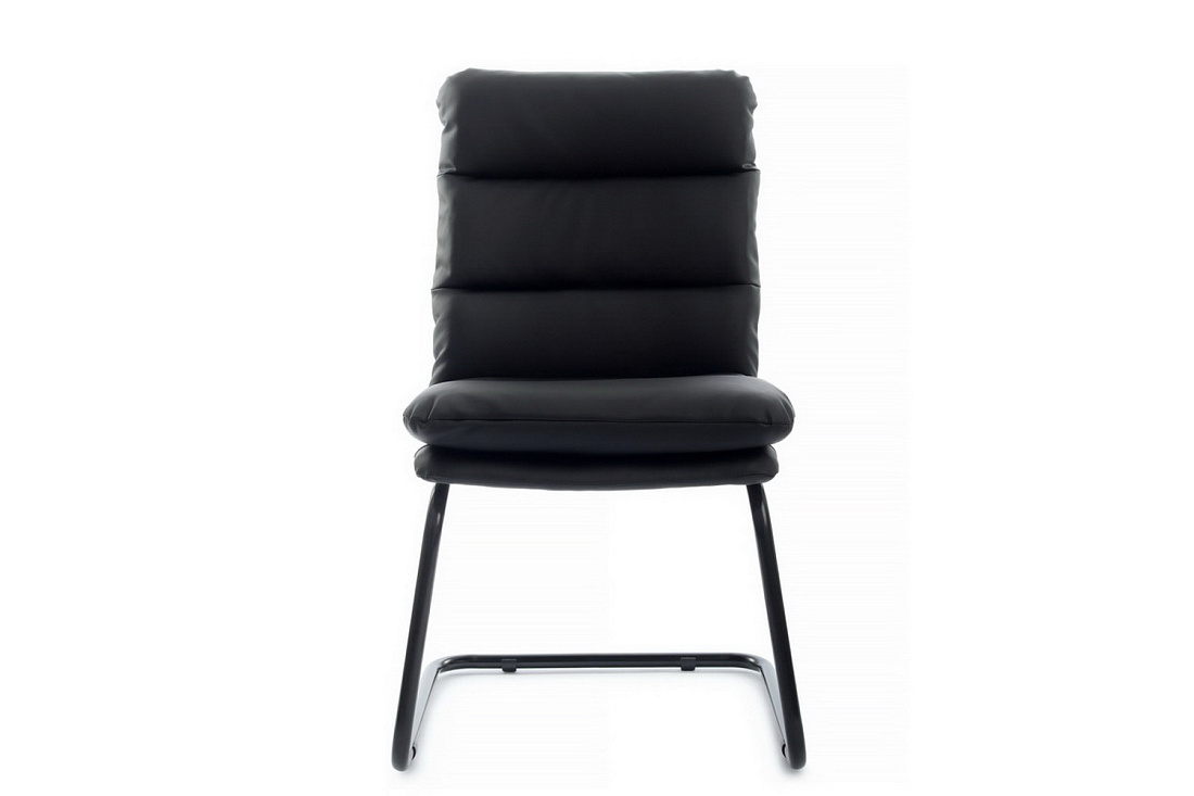 кресло rv chair pegas ps-919 чёрная экокожа / чёрный металл фото