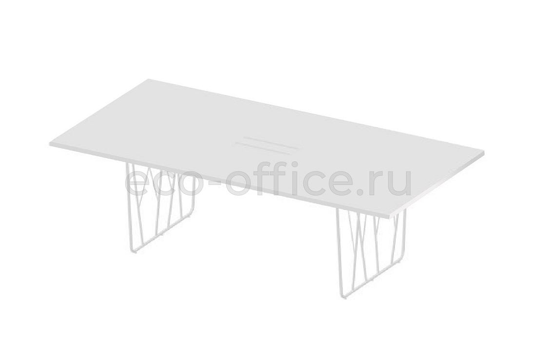 Стол для переговоров DECK MEETING DKR2412 Белый / Белый купить в Москве