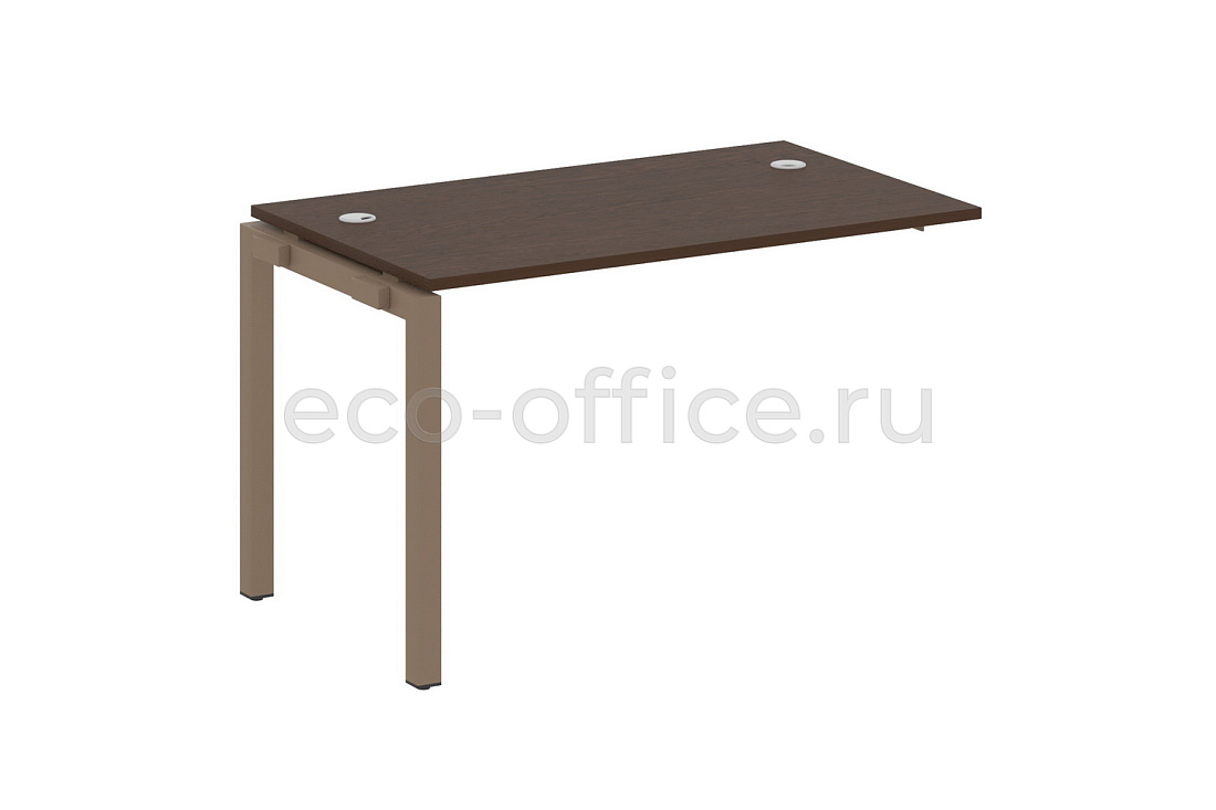 Проходной наборный элемент METAL SYSTEM QUATTRO 5x5 50БП.ПРС-СП-1.2 Венге Цаво / Мокко металл купить в Москве