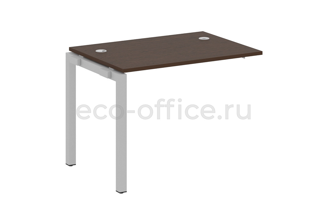 Проходной наборный элемент METAL SYSTEM QUATTRO 5x5 50БП.ПРС-СП-1.1 Венге Цаво / Серый металл купить в Москве