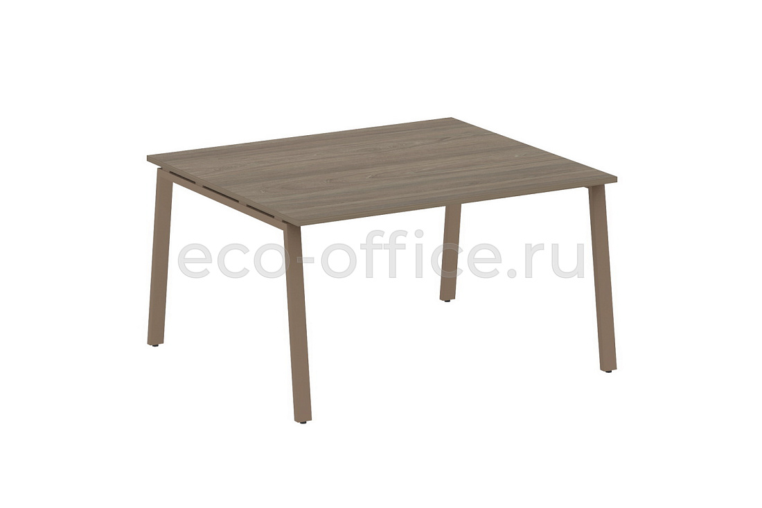Стол переговорный (1 столешница) METAL SYSTEM STYLE БА.ПРГ-1.3 Вяз Благородный / Мокко металл  стоимость