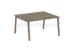 Стол переговорный (1 столешница) METAL SYSTEM STYLE БА.ПРГ-1.3 Вяз Благородный / Мокко металл фото