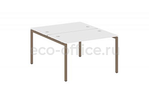 Рабочая станция METAL SYSTEM QUATTRO 4x4 40БП.РАС-СП-2.2 Белый / Мокко металл фото