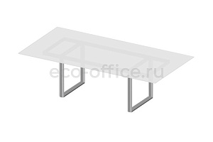 Стол для совещаний OC240V Матовое стекло фото