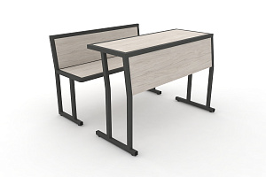 Комплект для первого ряда DESK DKN-1100SPL Денвер Светлый / Антрацит металл фото
