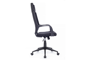 Кресло RV Chair IQ RV 8989 Чёрный пластик / Чёрная ткань фото