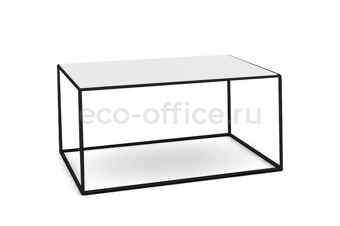 Стол кофейный FESTA 80*40 white black Белый Fenix / Чёрный металл  стоимость