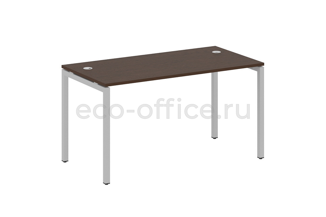 Стол письменный METAL SYSTEM QUATTRO 4x4 40БП.СП-3 Венге Цаво / Серый металл  стоимость