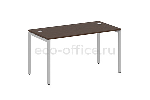 Стол письменный METAL SYSTEM QUATTRO 4x4 40БП.СП-3 Венге Цаво / Серый металл фото