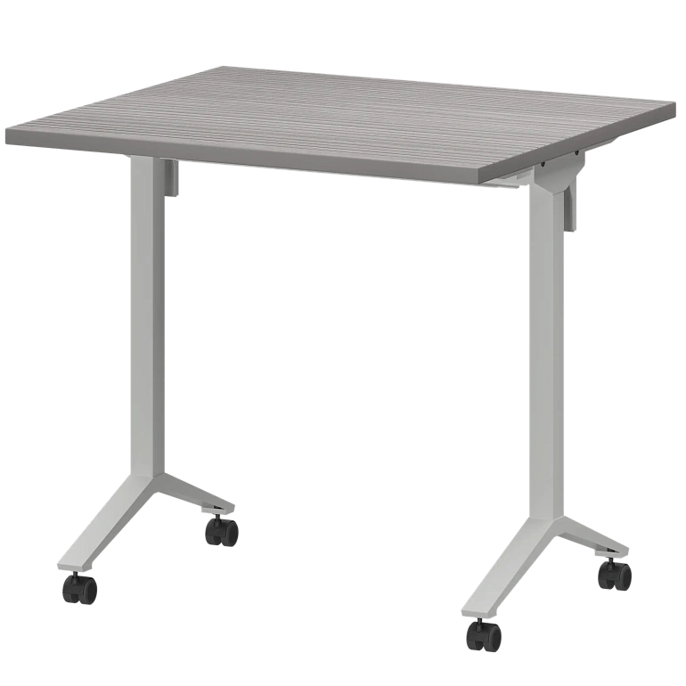 стол мобильный складной protech мб25-80.70 лиственница/белый фото