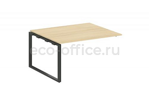 Проходной наборный элемент переговорного стола METAL SYSTEM STYLE БО.ППРГ-3 Акация Лорка / Антрацит металл фото
