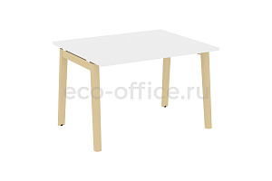 Стол переговорный (1 столешница) ONIX WOOD OW.PRG-1.2 Белый Бриллиант / Дуб Светлый фото