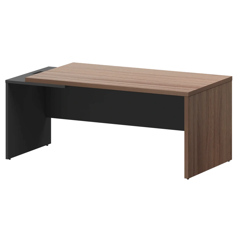 стол руководителя левый protech kz-18l темный шимо/графит фото