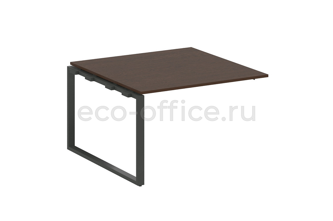 Проходной наборный элемент переговорного стола METAL SYSTEM STYLE БО.ППРГ-2 Венге Цаво / Антрацит металл  стоимость
