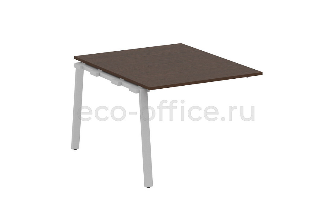 Проходной наборный элемент переговорного стола METAL SYSTEM STYLE БА.ППРГ-1 Венге Цаво / Серый металл  стоимость
