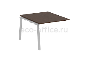 Проходной наборный элемент переговорного стола METAL SYSTEM STYLE БА.ППРГ-1 Венге Цаво / Серый металл фото
