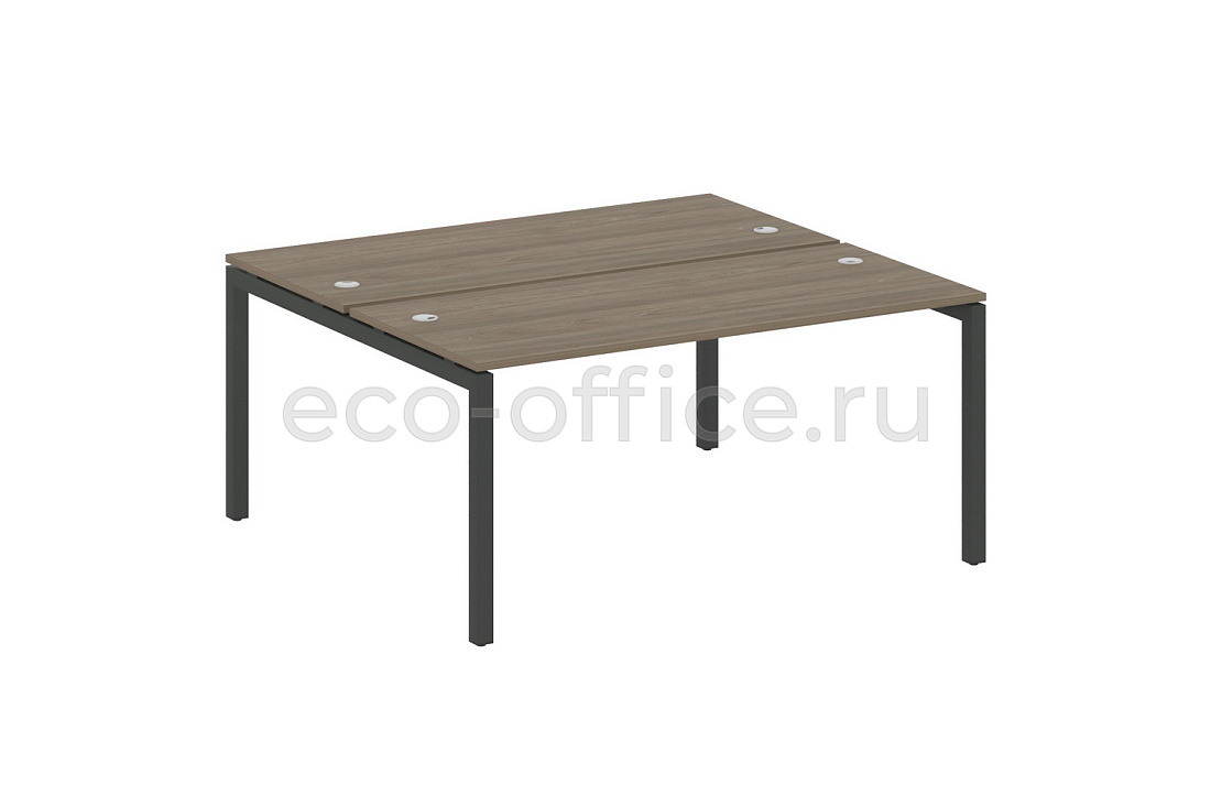 Рабочая станция METAL SYSTEM QUATTRO 5x5 50БП.РАС-СП-2.4 Вяз Благородный / Антрацит металл  купить в Москве
