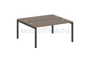 Рабочая станция METAL SYSTEM QUATTRO 5x5 50БП.РАС-СП-2.4 Вяз Благородный / Антрацит металл фото