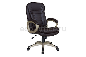 Кресло руководителя RV Chair SOFT 9110 Тёмно-коричневая экокожа фото