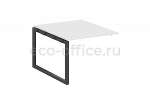 Проходной наборный элемент переговорного стола METAL SYSTEM QUATTRO 5x5 50БО.ППРГ-1 Белый / Антрацит металл фото
