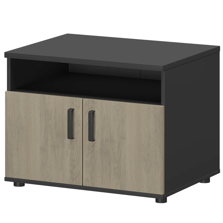 тумба для оргтехники protech смт-2дн тип1 графит/кронберг фото