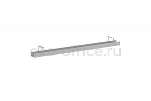 Кабель-канал узкий для стола L1600 METAL SYSTEM STYLE МК-0160 Серый металл фото