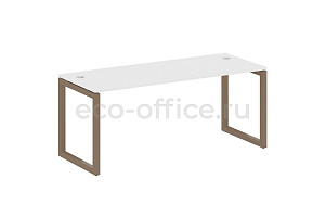 Стол письменный METAL SYSTEM QUATTRO 5x5 50БО.СП-5 Белый / Мокко металл фото