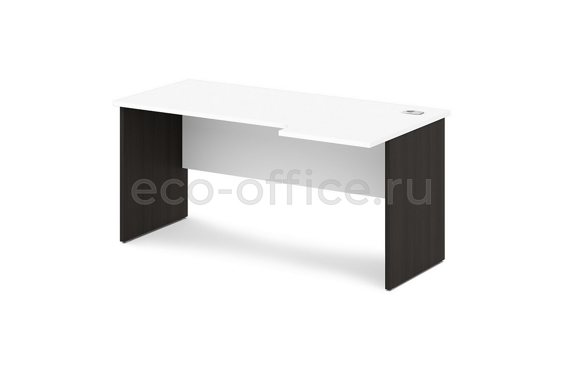Стол эргономичный правый SENTIDA S-46 R Белый / Дуб Честерфилд  стоимость