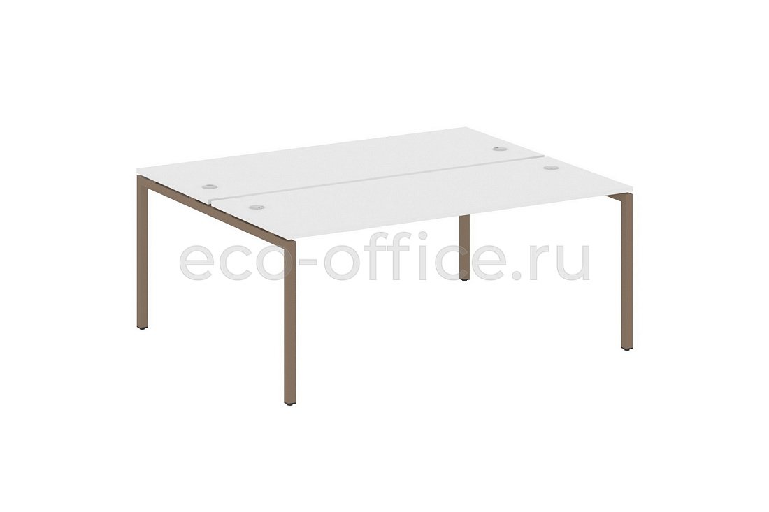 Рабочая станция METAL SYSTEM QUATTRO 4x4 40БП.РАС-СП-2.5 Белый / Мокко металл  стоимость