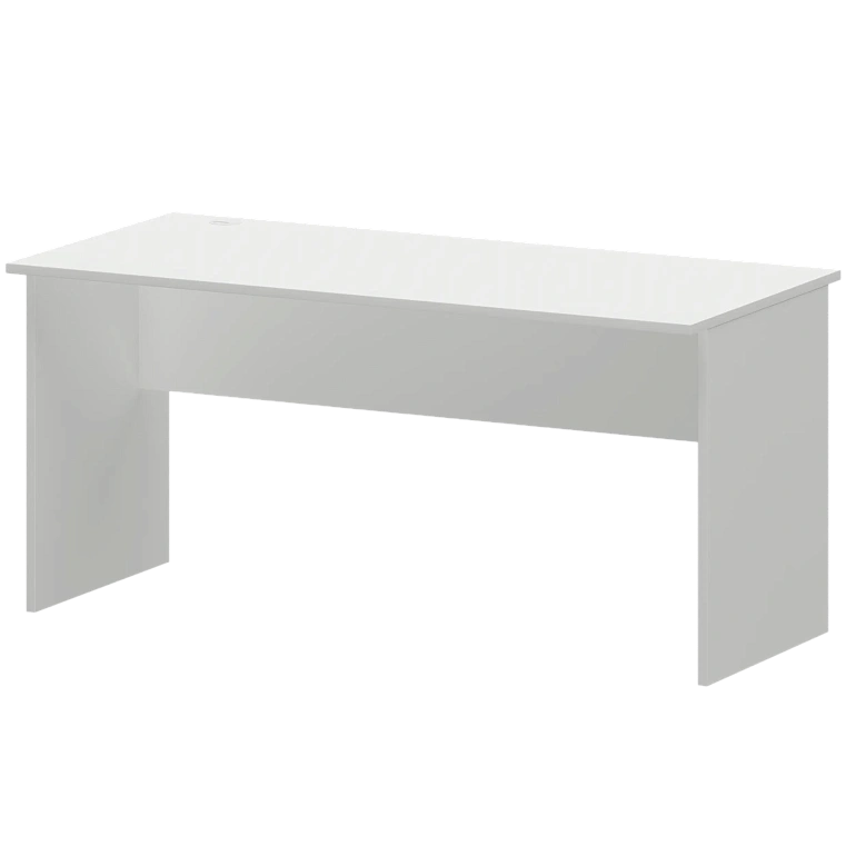 стол с кабель каналом слева protech а-004.к.лв белый фото