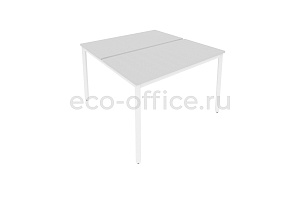 Рабочая станция на металлокаркасе SLIM SYSTEM С.СП-4.2 Серый / Белый металл фото