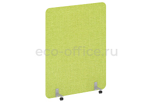 Перегородка на металлических опорах, на роликах R-LINE SOFT AP.R-136-180 Рогожка Romeo 01 / Серый металл фото