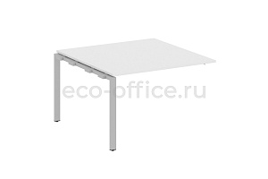 Проходной наборный элемент переговорного стола METAL SYSTEM STYLE БП.ППРГ-2 Белый / Серый металл фото