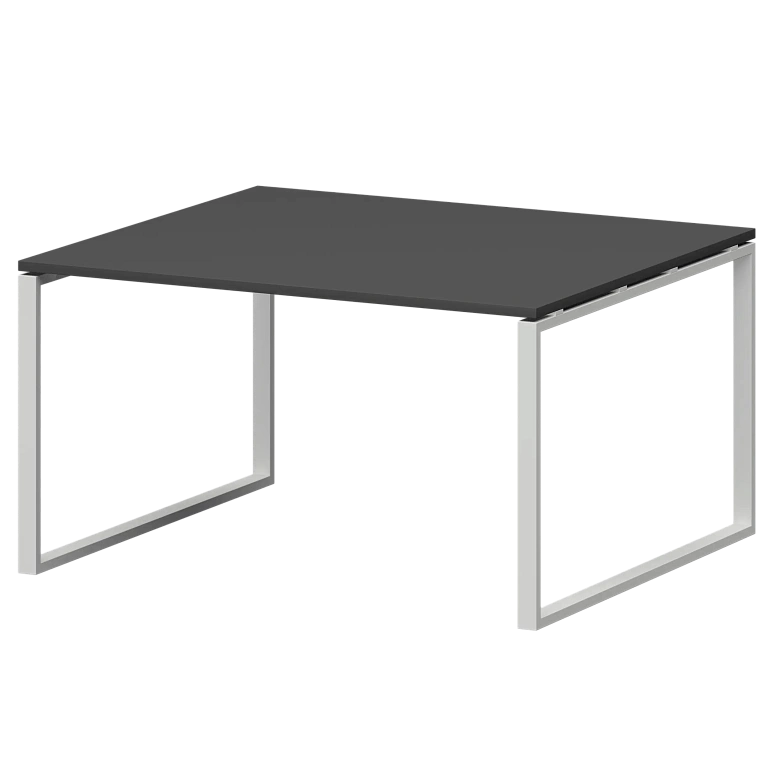 стол переговорный на металлокаркасе protech смсп-о-14.123.пр25 графит/белый фото