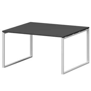 Стол переговорный на металлокаркасе Protech СМСП-О-12.123.Пр25 Графит/Белый фото