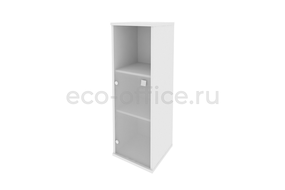 Шкаф средний узкий левый STYLE Л.СУ-2.2 (L) Белый купить в Москве