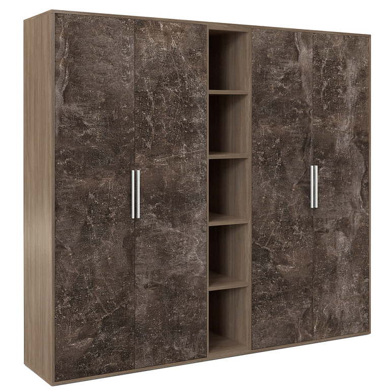 шкаф высокий 4 створки, с нишей b-tone btn36153442 фото