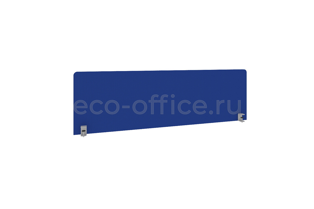 Экран тканевый для стола L1600 METAL SYSTEM STYLE Б.ТЭКР-4 Синяя сетчатая ткань TW13 купить в Москве
