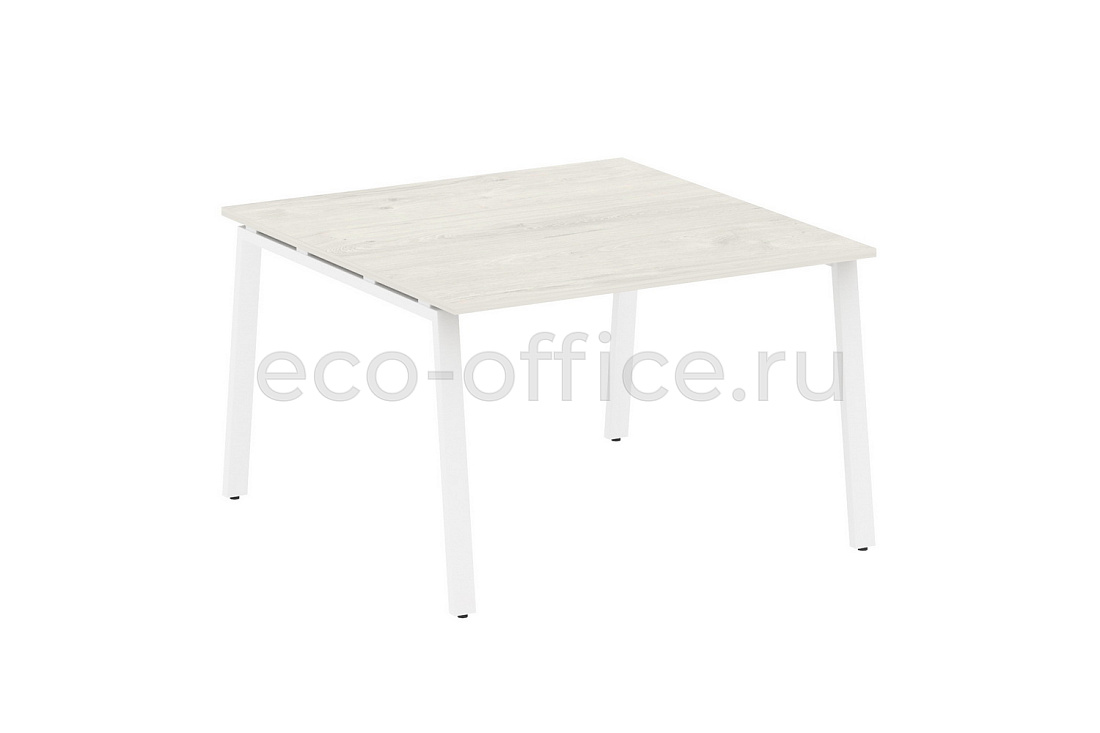 Стол переговорный (1 столешница) METAL SYSTEM STYLE БА.ПРГ-1.2 Дуб Наварра / Белый металл  стоимость