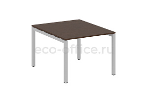 Стол переговорный (1 столешница) METAL SYSTEM QUATTRO 5x5 50БП.ПРГ-1.1 Венге Цаво / Серый металл фото