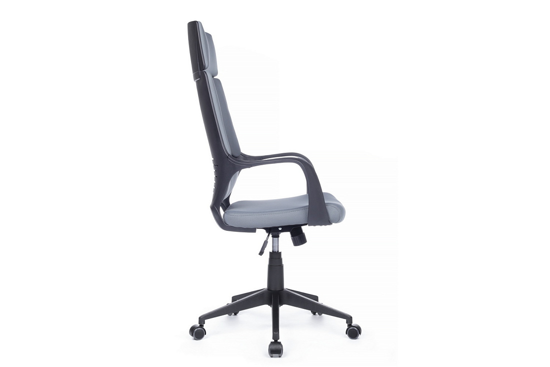 Кресло офисное RV Chair IQ RV 8989 Чёрный пластик / Серая ткань  стоимость