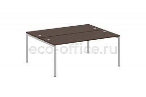 Рабочая станция METAL SYSTEM QUATTRO 4x4 40БП.РАС-СП-2.5 Венге Цаво / Серый металл фото