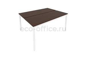 Рабочая станция на металлокаркасе SLIM SYSTEM С.СП-6.2 Венге Цаво / Белый металл фото