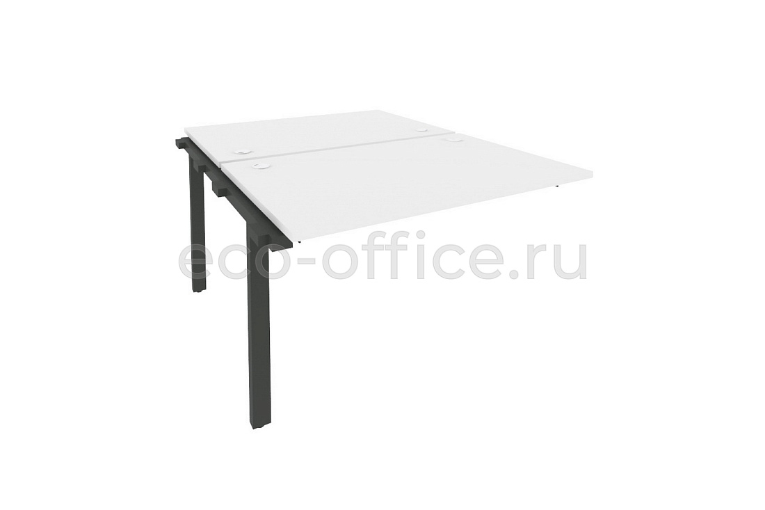 Наборный элемент рабочей станции на П-образном м/к ONIX O.M-2.NRS-2.8 Белый Бриллиант / Антрацит металл   стоимость