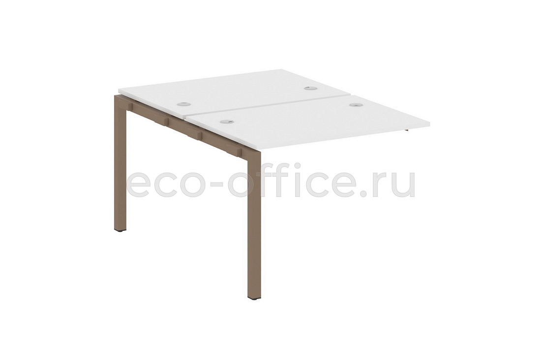 Проходной наборный элемент METAL SYSTEM QUATTRO 5x5 50БП.ПРС-СП-2.1 Белый / Мокко металл купить в Москве