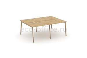 Рабочая станция на 4 места ESTETICA ES.D.RS-4.1-VP Тиквуд Светлый фото