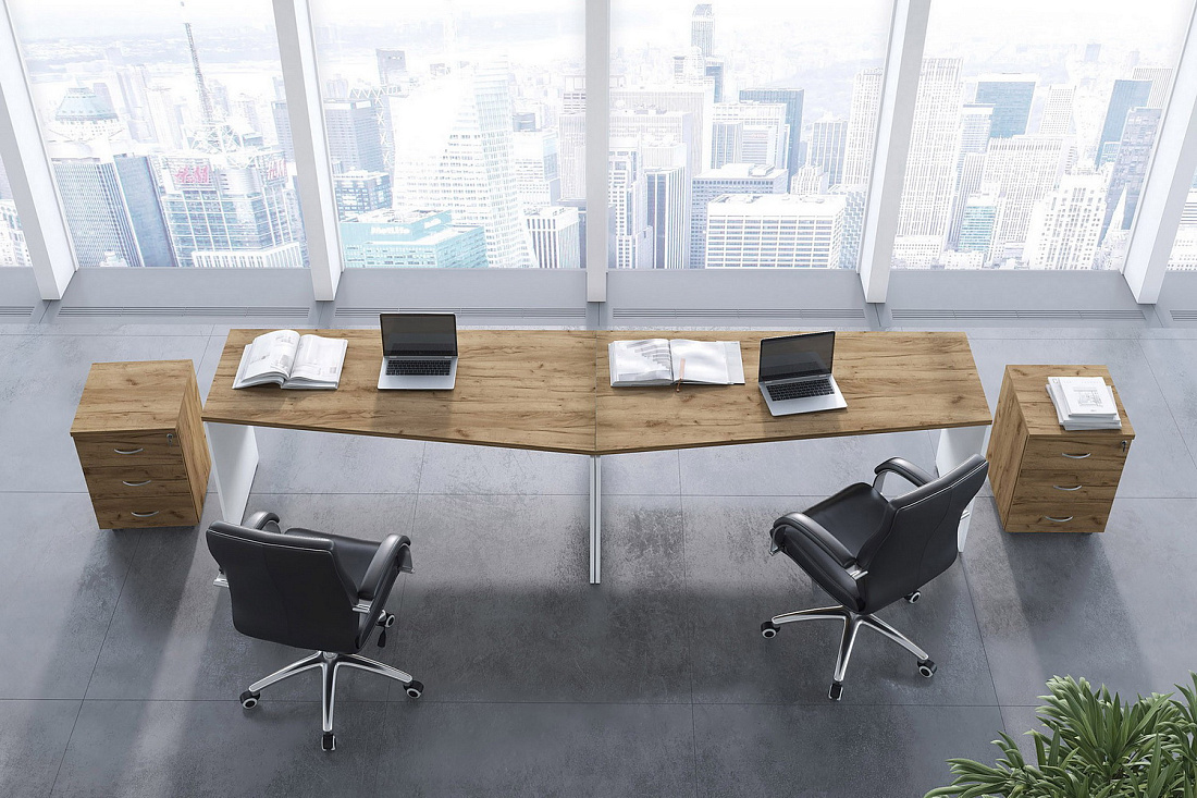 мебель для персонала tess дуб крафт золотой фото