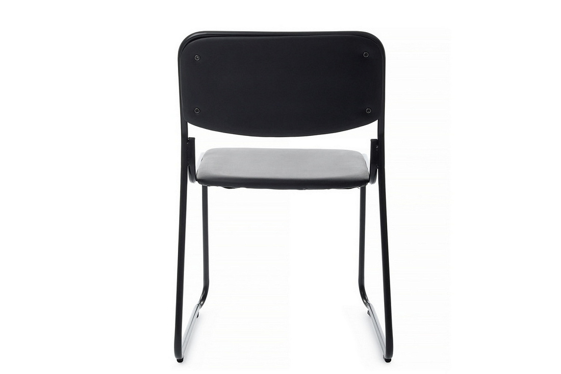 кресло rv chair nix omkl-01b чёрная экокожа / чёрный металл фото